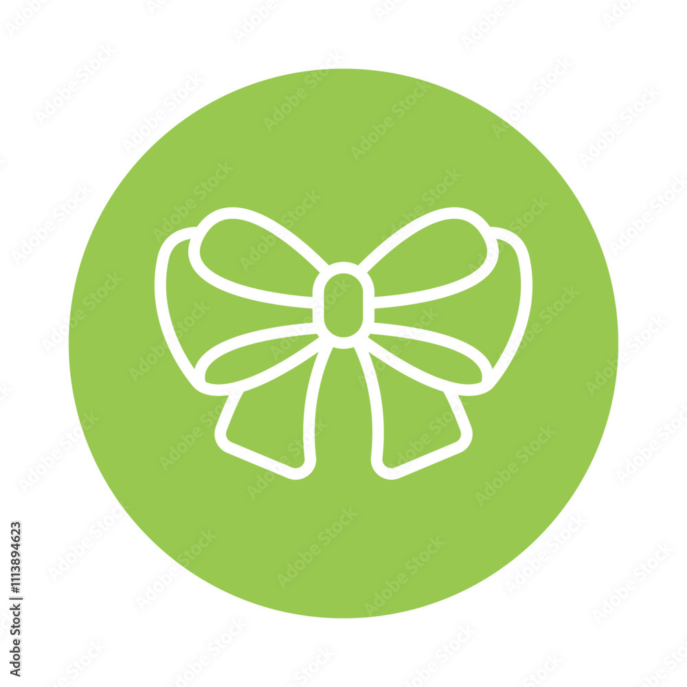 Ribbon Bow Vector Glyph Cricle Icon.Eps file 10 Ribbon Bow Vector Glyph Cricle Icon.Eps file 10