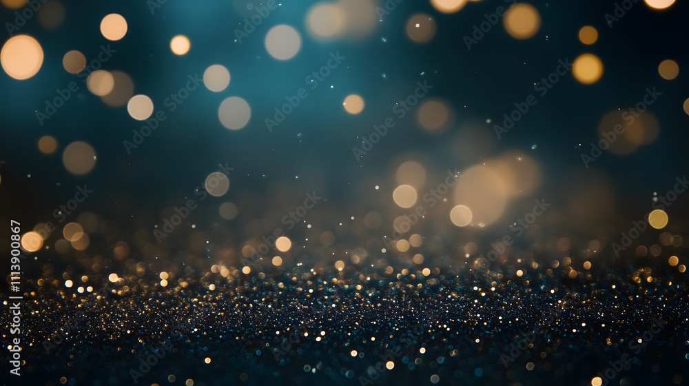Elegant Glitter and Bokeh Lights Background Elegant Glitter and Bokeh Lights Background