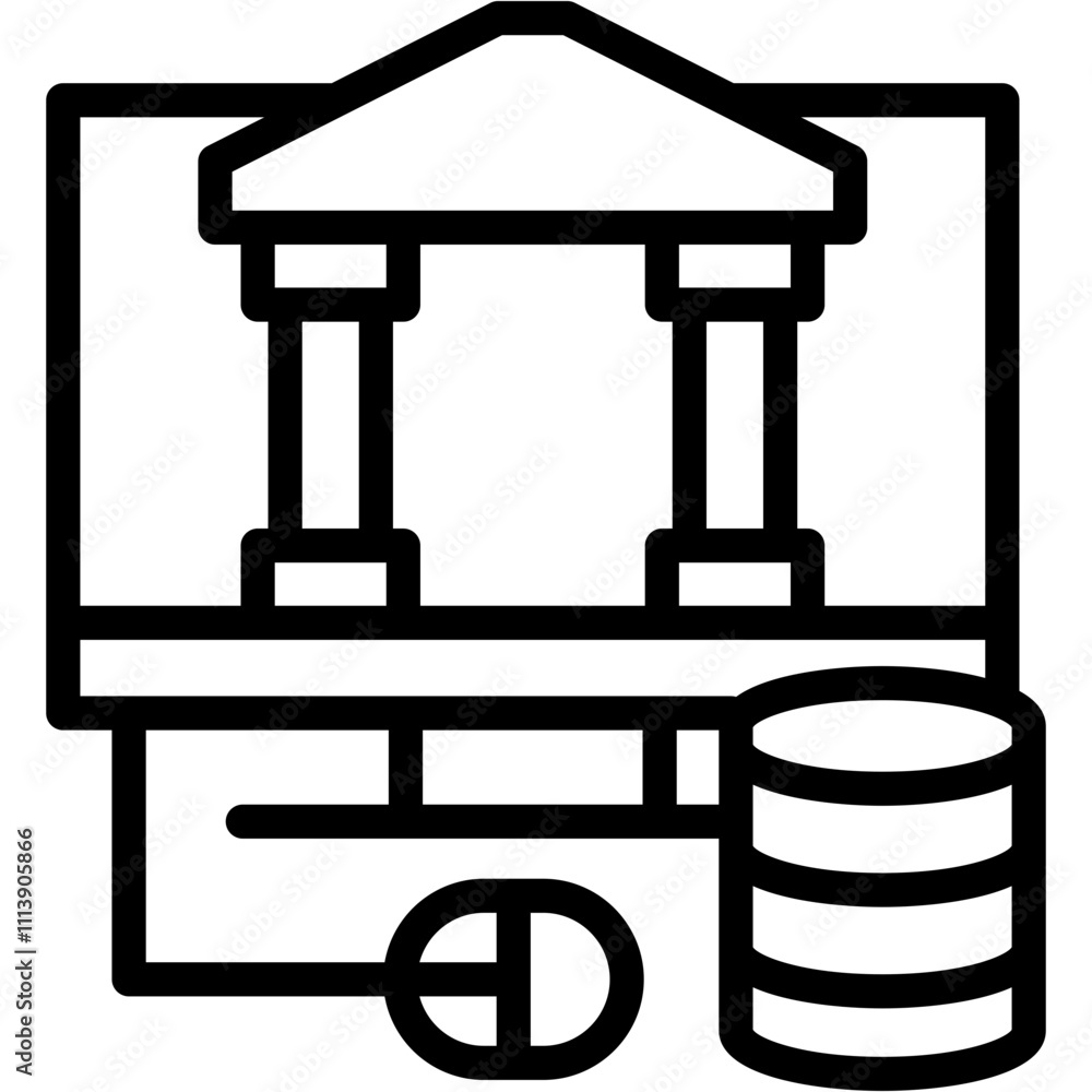 Online Banking Icon Online Banking Icon