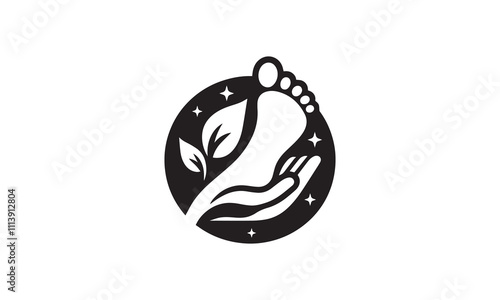 foot care logo, foot care therapy, foot spa logo, footcare clinic logo, podiatry Reflexology logo design