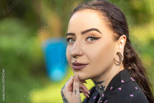 portrait of a young woman