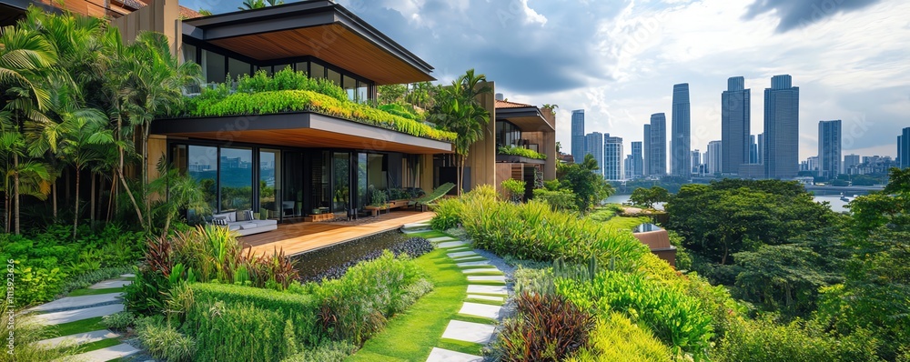 A city with sustainable green infrastructure A city with sustainable green infrastructure