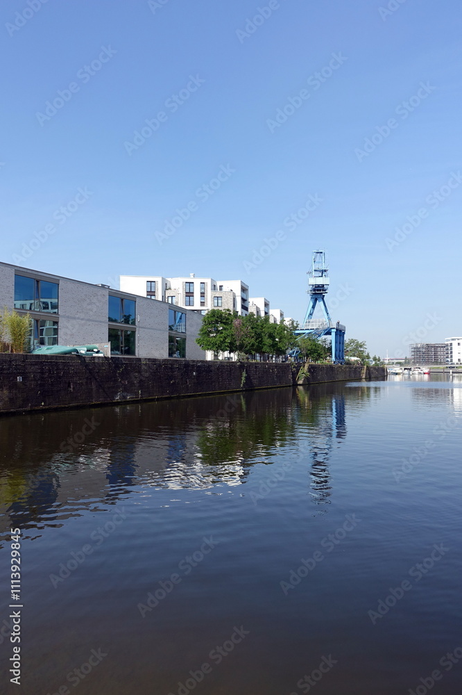Obraz premium Hafen in Offenbach