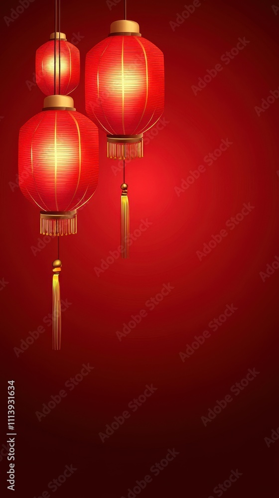 Radiant Chinese Lanterns Illuminating the Darkness Radiant Chinese Lanterns Illuminating the Darkness