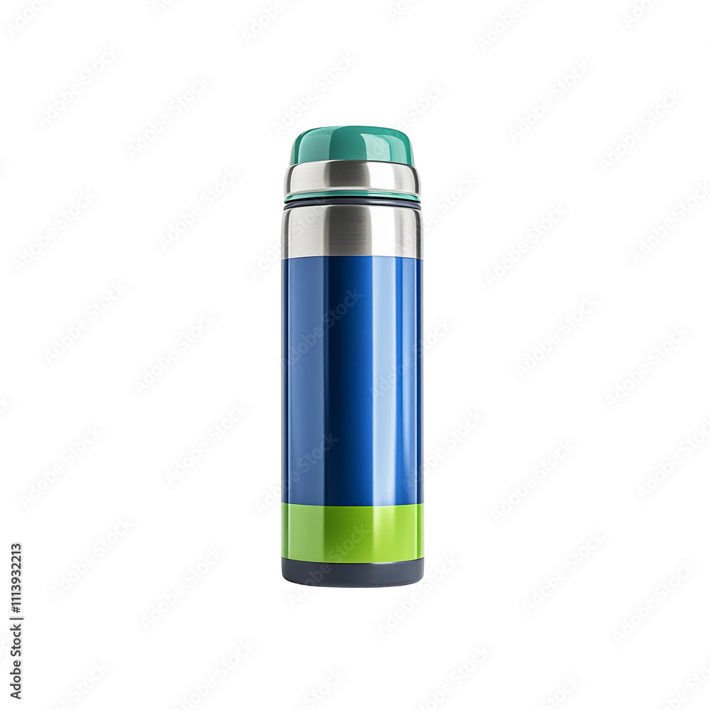 Stylish Blue and Green Thermos Flask for Hot and Cold Beverages Stylish Blue and Green Thermos Flask for Hot and Cold Beverages