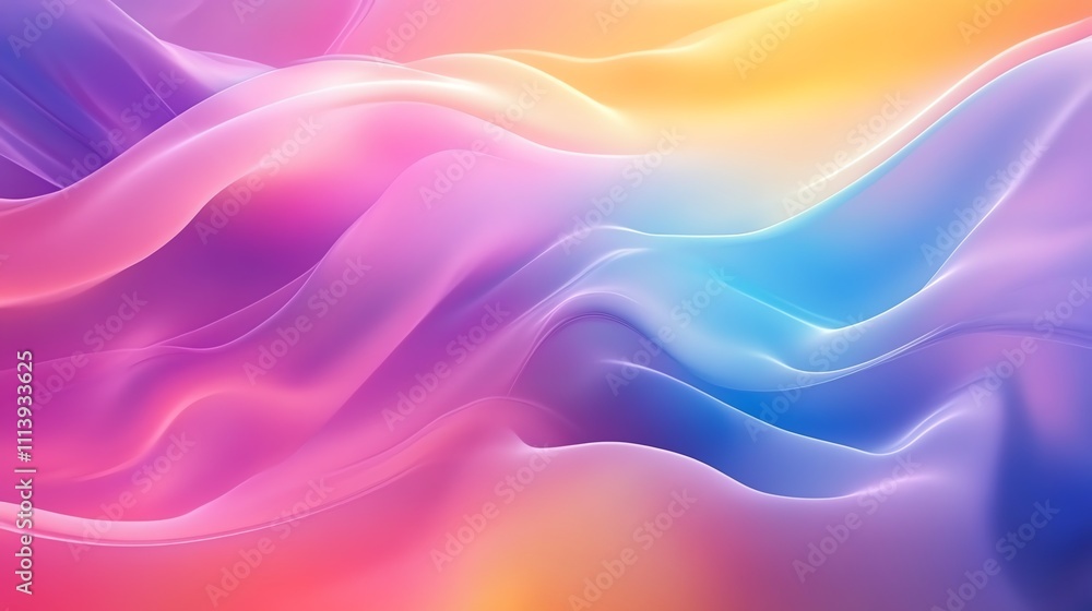 Abstract, colorful background with wavy, blurred lines. Abstract, colorful background with wavy, blurred lines.