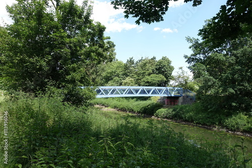 Wallpaper Mural Bruecke ueber die Nidda bei Dortelweil Torontodigital.ca