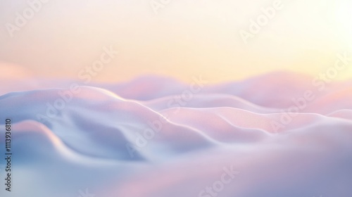 Pastel Fabric Waves Soft Light Background