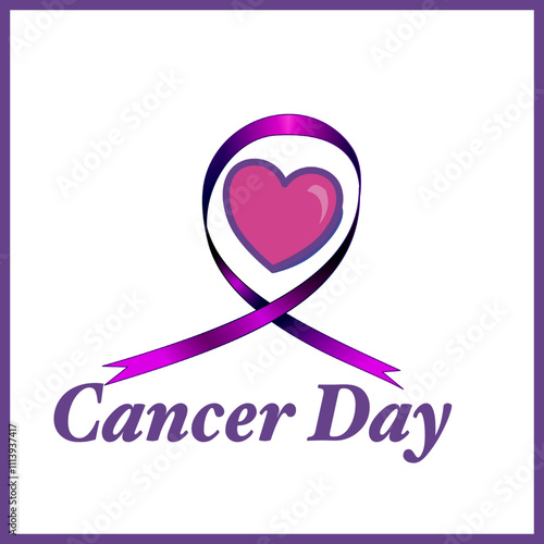 world cancer day concept vector illustration