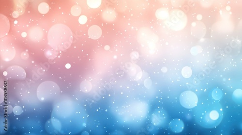 Abstract Pink Blue Bokeh Lights Background Image