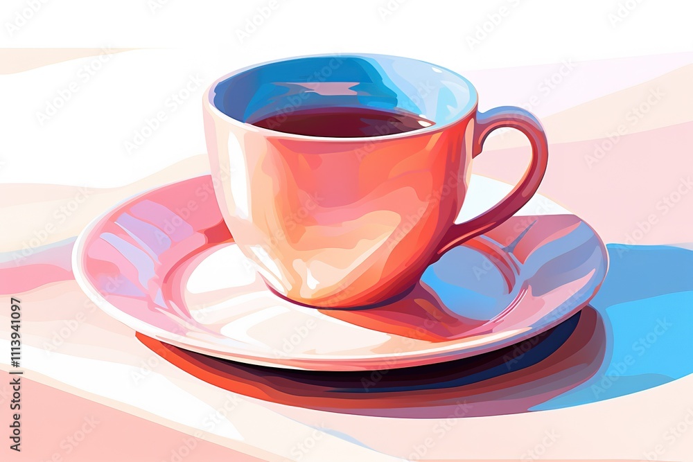 A Cup of Coffee Symbol. Social Media Post. Vector Illustration.
A Cup of Coffee Symbol. Social Media Post. Vector Illustration.