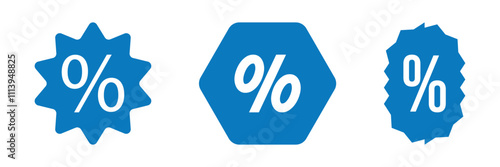 Discount icon, Percentage, finance percent offer tag, Shopping Sale label, Black Friday coupon, promotion commission icons button, vector, sign, symbol, logo, illustration