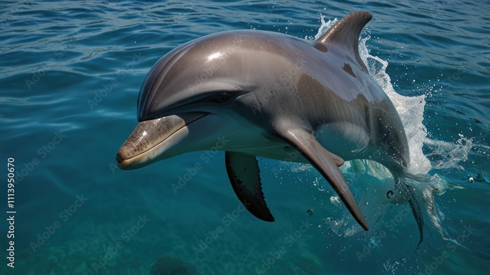 Naklejka premium Dolphin