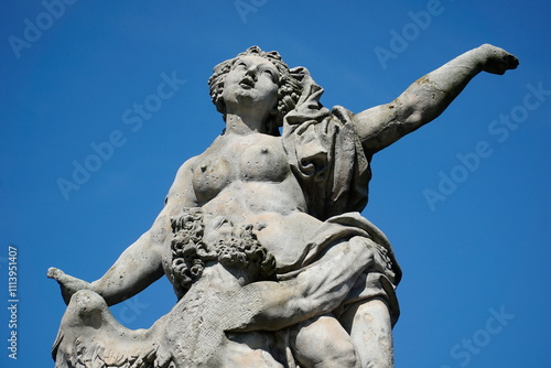 Sculpture at Ksiaz Castle - Walbrzych, Poland photo