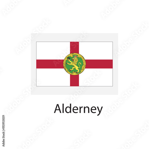 Flat square icon of Albania flag. Simple vector illustration.