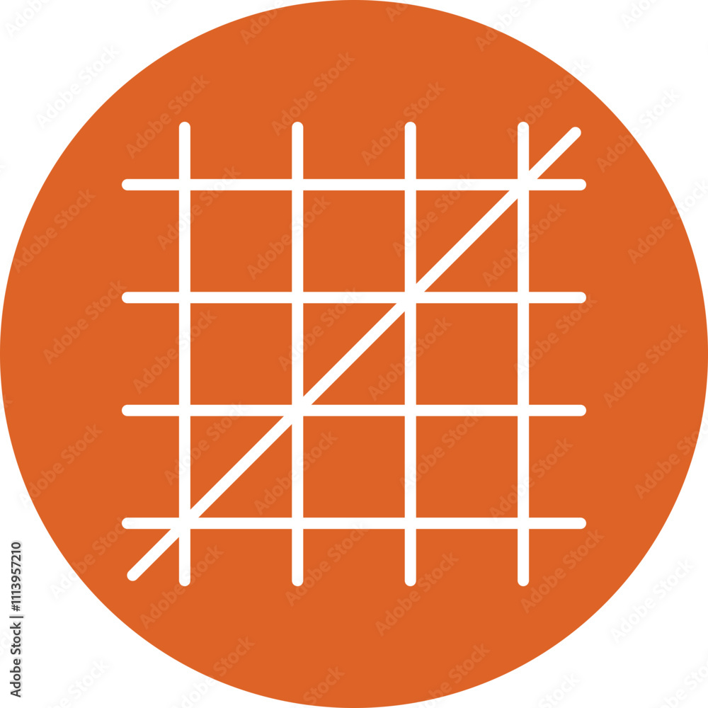 Ruler Guide line circle icon Ruler Guide line circle icon