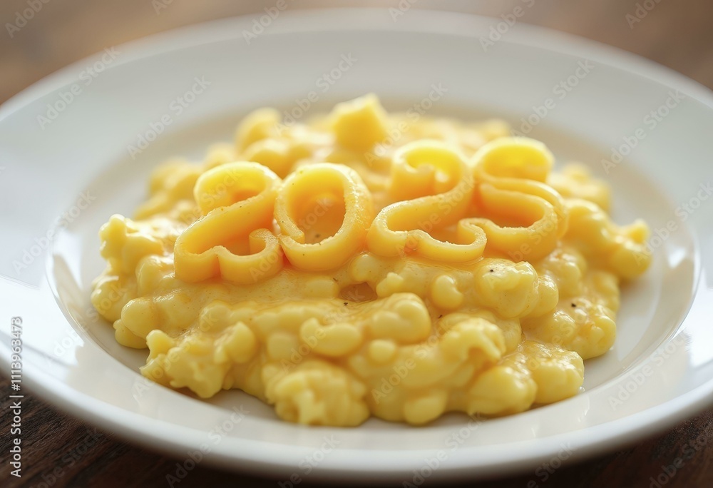 2025 shaped from scrambled eggs on a white plate 2025 shaped from scrambled eggs on a white plate