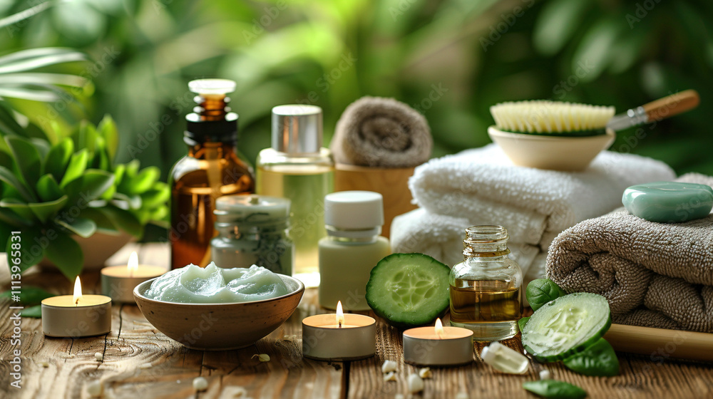 Luxurious DIY Spa Day Setup with Facial Masks Luxurious DIY Spa Day Setup with Facial Masks