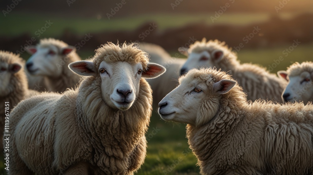 Sheep in Pasture Sheep in Pasture