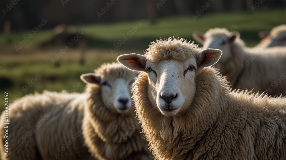 Sheep in Pasture Sheep in Pasture