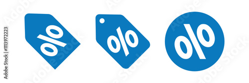 Discount promotion icon. Price discount tag icons. Promotion price tag icon collection. Discount icon.