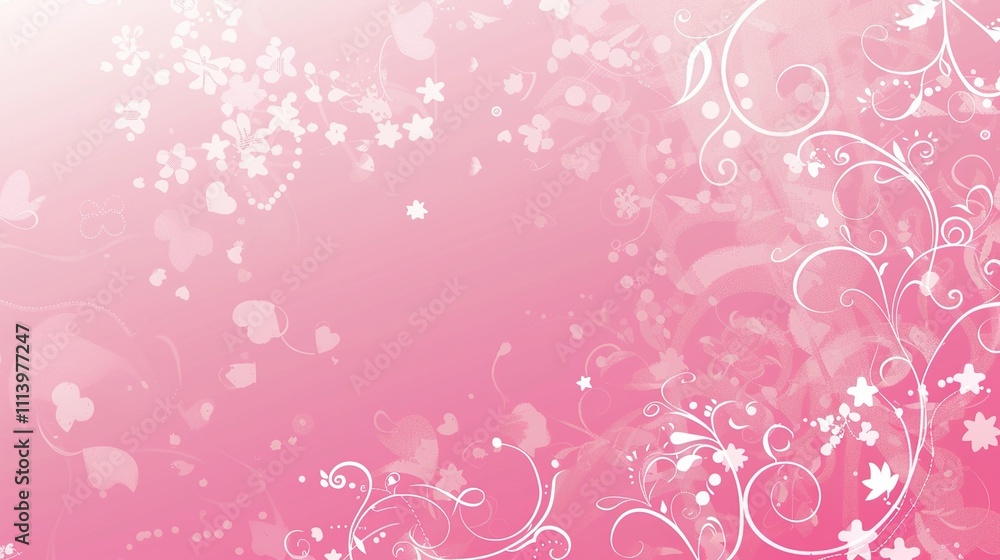 Romantic Love Words Valentine's Day Pink Background Romantic Love Words Valentine's Day Pink Background