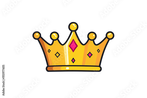 a cartoon of a crown