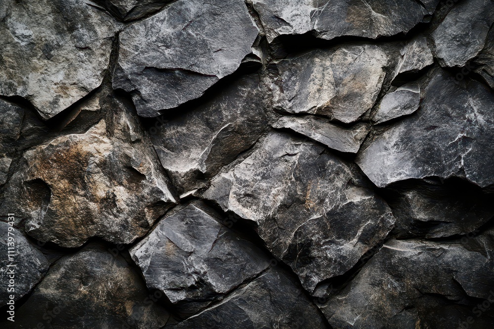 Dark, rough-hewn stone wall texture. Ideal for backgrounds, textures, or design projects needing a rugged feel. Dark, rough-hewn stone wall texture. Ideal for backgrounds, textures, or design projects needing a rugged feel.