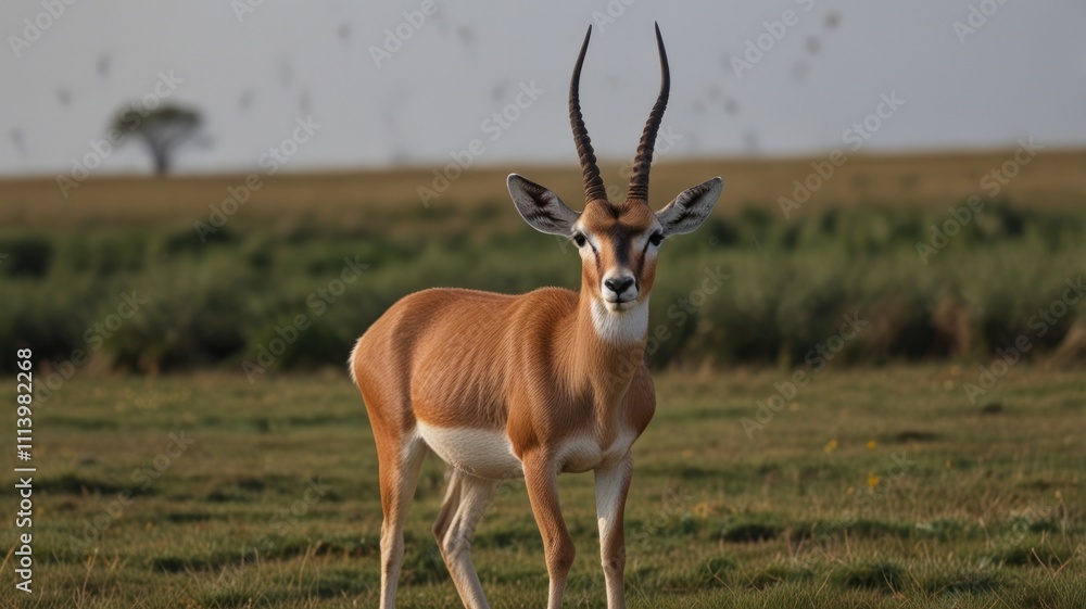 Impala in Grassland Impala in Grassland