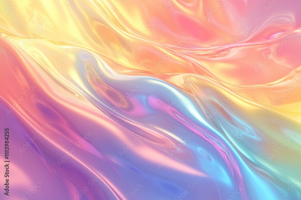 Abstract iridescent background; pastel hues flow smoothly. Ideal for websites, presentations, or adding a dreamy, vibrant touch to designs. Abstract iridescent background; pastel hues flow smoothly. Ideal for websites, presentations, or adding a dreamy, vibrant touch to designs.