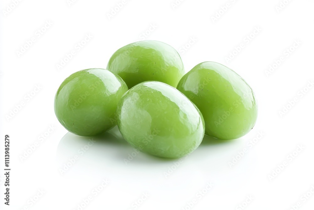 Fresh green grapes Ripe berries against a white backdrop Organic food cutout Fresh green grapes Ripe berries against a white backdrop Organic food cutout