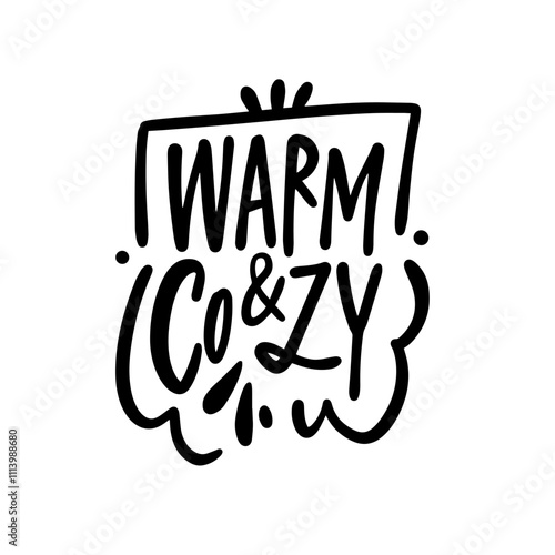 Warm and Cozy Typography Design Tailored Perfectly for the Fall and Winter Seasons