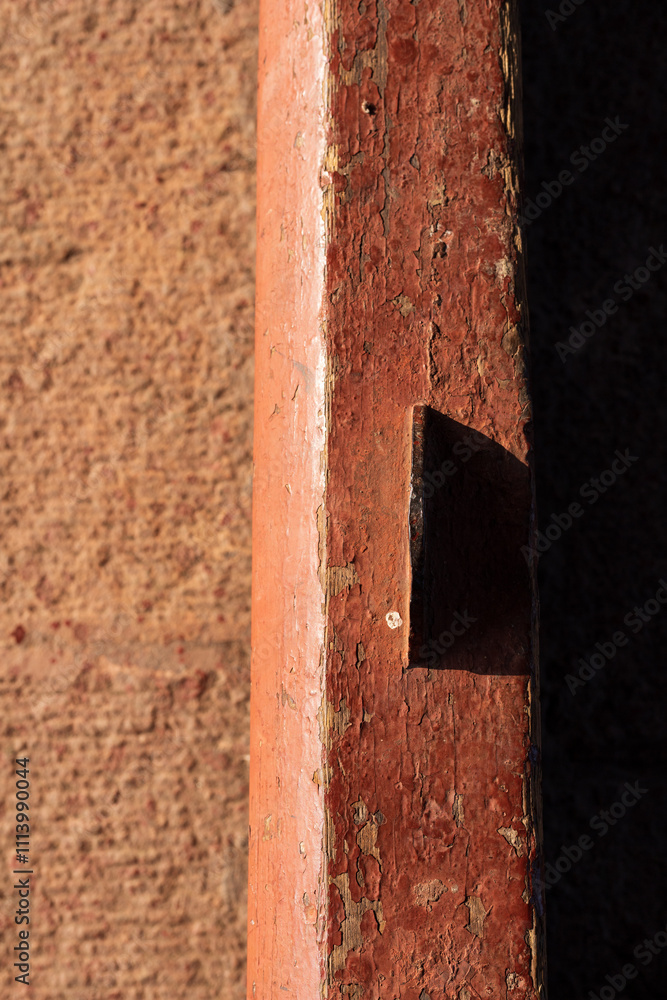 Antique wooden door threshold Antique wooden door threshold
