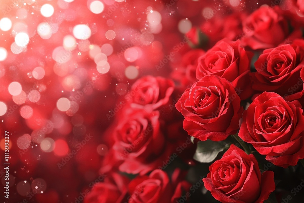 Gorgeous rose backdrop with bokeh effect for banners posters wallpapers and social media Gorgeous rose backdrop with bokeh effect for banners posters wallpapers and social media