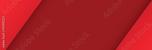 
Abstract red banner background Abstract banner design in shades of red Red wide banner with line pattern