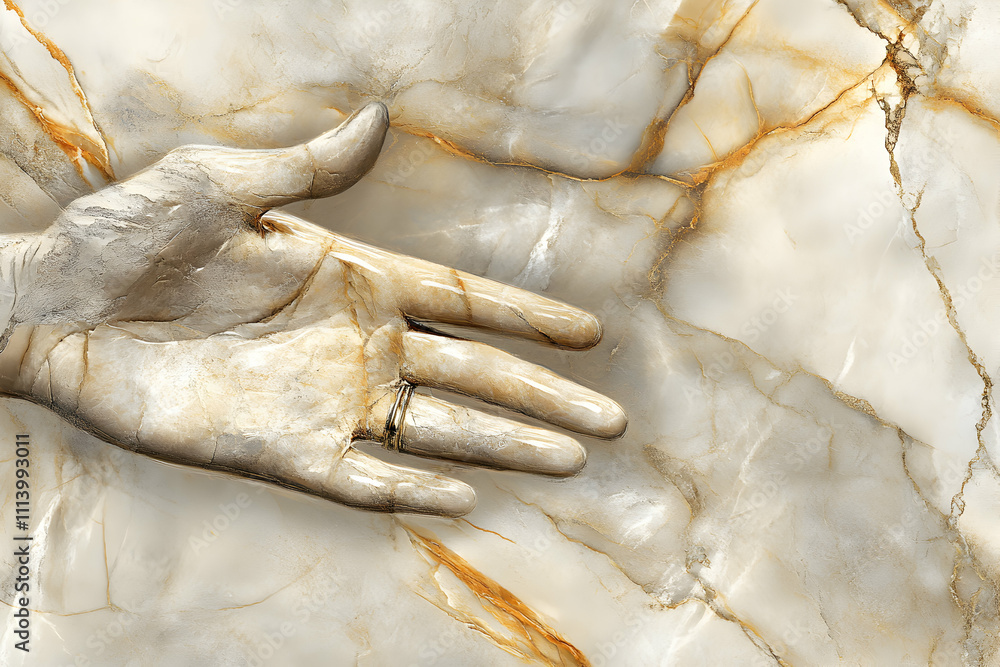 Elegant marble texture background featuring a sculpted hand, symbolizing giving, receiving, or connection. Ideal for luxury design projects. Elegant marble texture background featuring a sculpted hand, symbolizing giving, receiving, or connection. Ideal for luxury design projects.