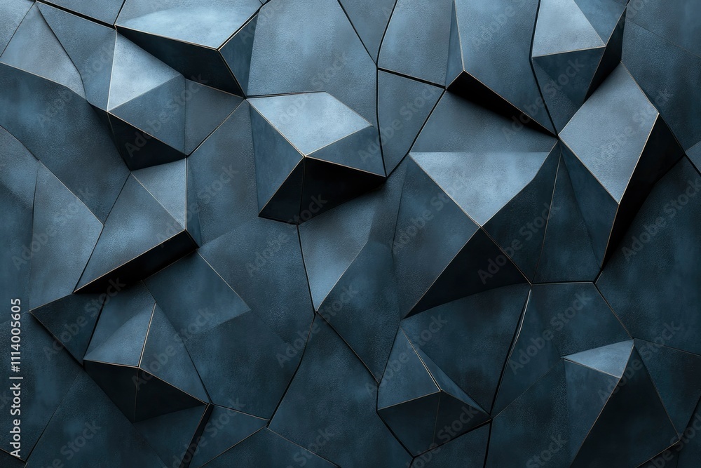 Abstract Dark Grey Geometric Polygonal Texture Background Abstract Dark Grey Geometric Polygonal Texture Background