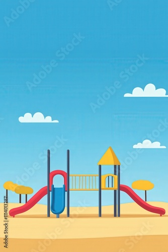 Wallpaper Mural A playground where only a few children have access to equipment Torontodigital.ca