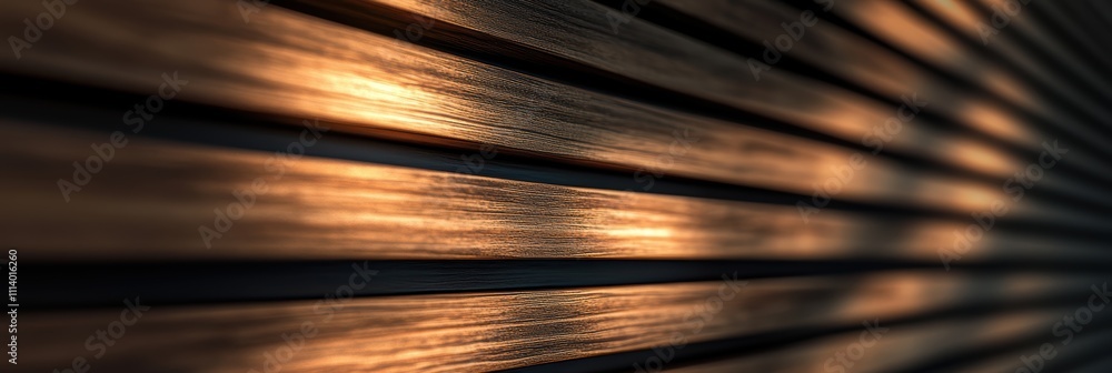 Naklejka premium 木材の質感と光の具合が美しい写真