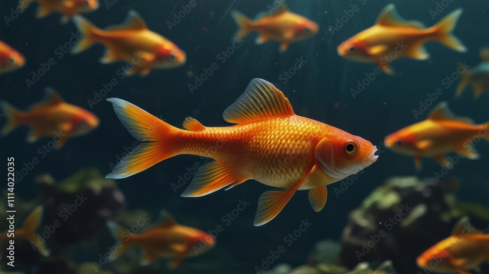 Fototapeta premium Golden Fish