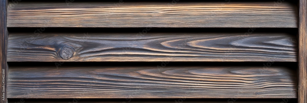 木材のテクスチャが美しい、温かみのある木製のスラット