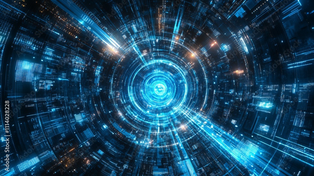 Modern abstract blue background with business concept advertisement design. Infographic data cyber AI internet futuristic financial crypto wallpaper dot banking tech dot connect technology circuit. Modern abstract blue background with business concept advertisement design. Infographic data cyber AI internet futuristic financial crypto wallpaper dot banking tech dot connect technology circuit.