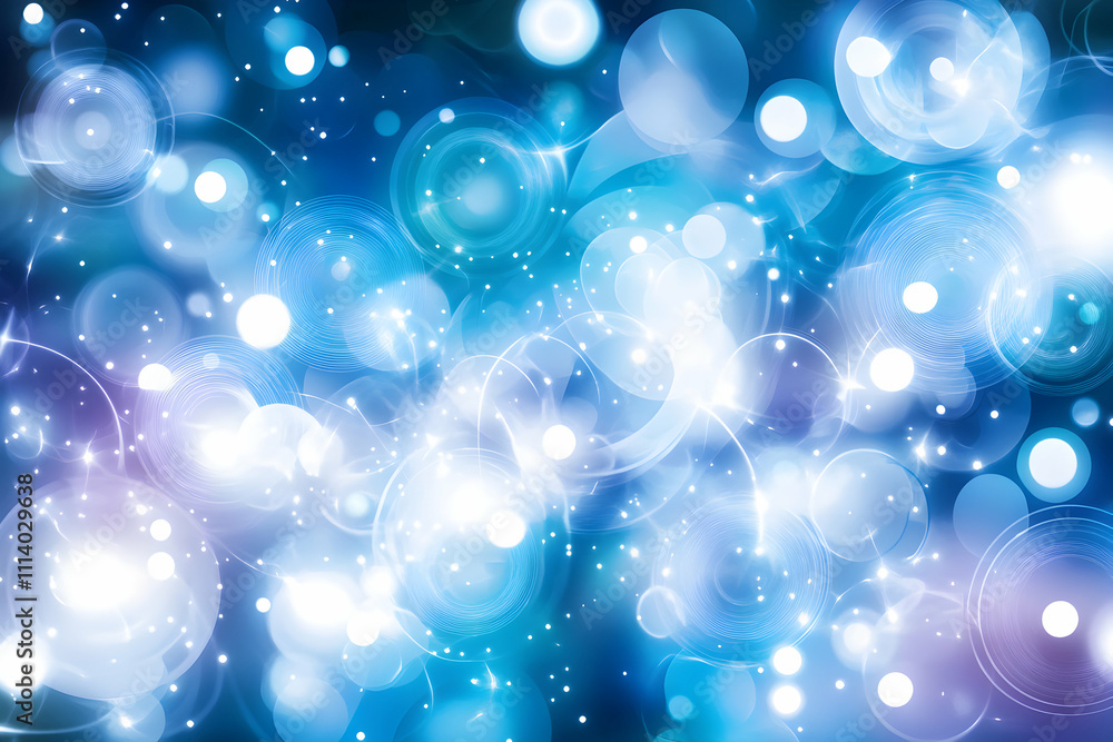 Abstract blue and white bokeh background; perfect for festive designs, websites, or presentations. Glowing circles and sparkles create a magical, dreamy atmosphere. Abstract blue and white bokeh background; perfect for festive designs, websites, or presentations. Glowing circles and sparkles create a magical, dreamy atmosphere.