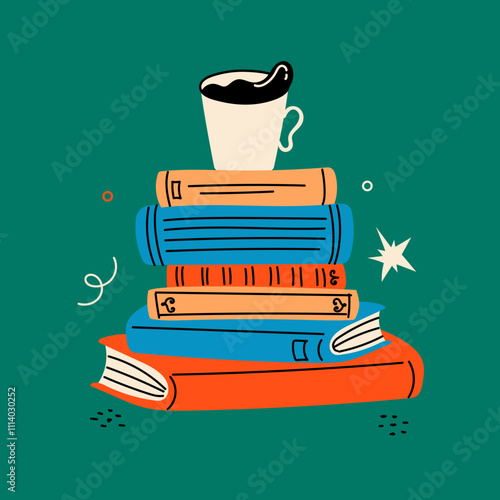 Coffee people collection, vector illustration in flat cartoon style. Characters drinking and holding coffee cups, cozy mugs, to-go cups, warm drinks in trendy retro style,