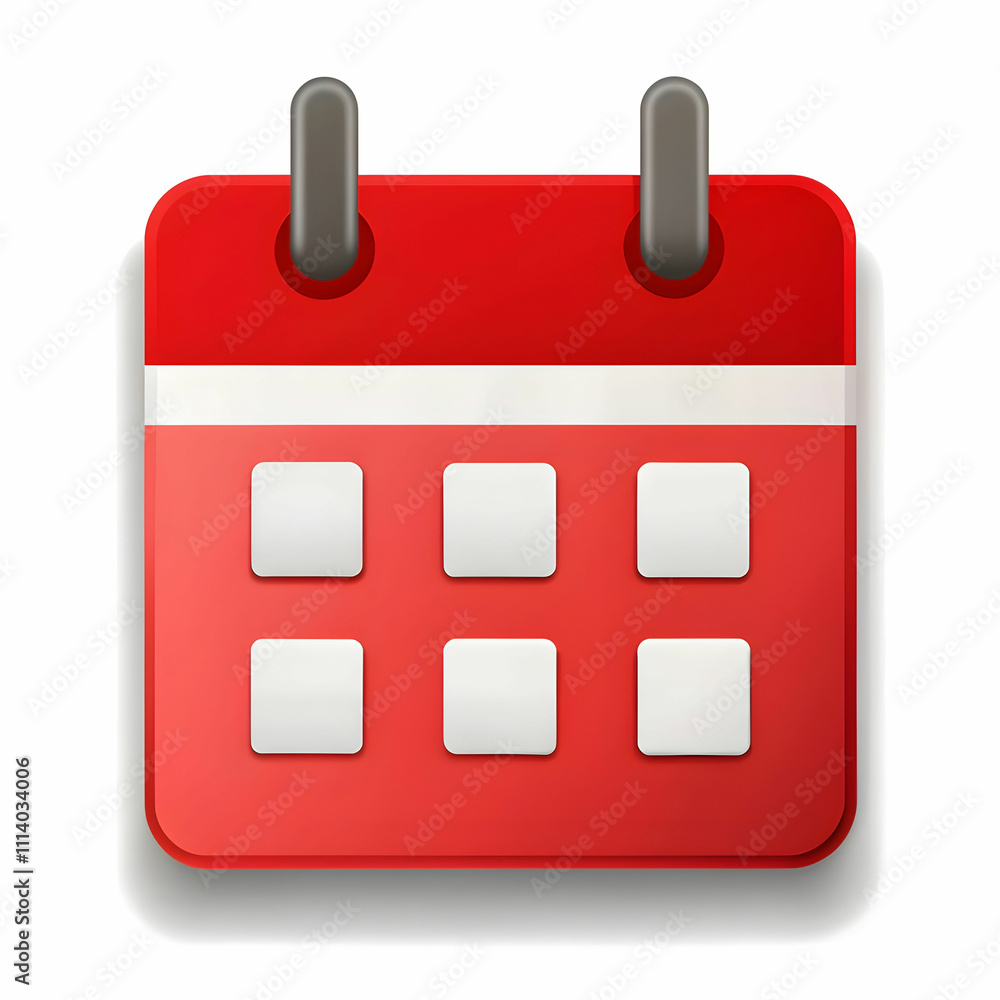 calendar icon on white background calendar icon on white background