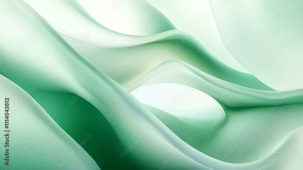 Mint green silk textile fabric texture abstract background Mint green silk textile fabric texture abstract background