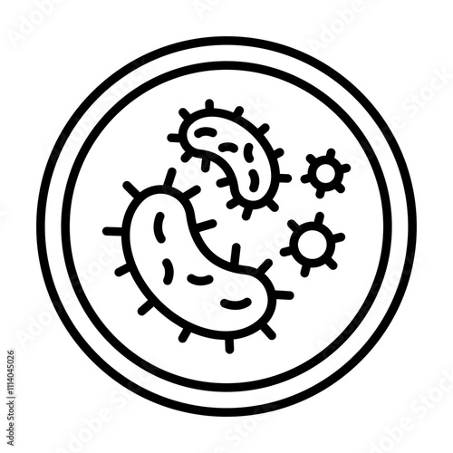Bacteria Icon