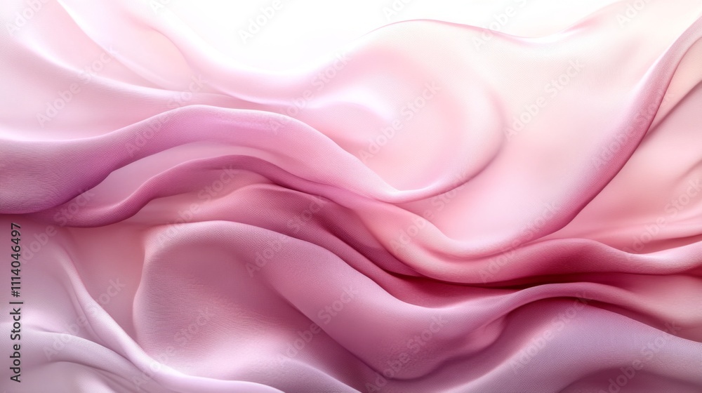 Abstract Pink and White Fabric with Wavy Texture Abstract Pink and White Fabric with Wavy Texture