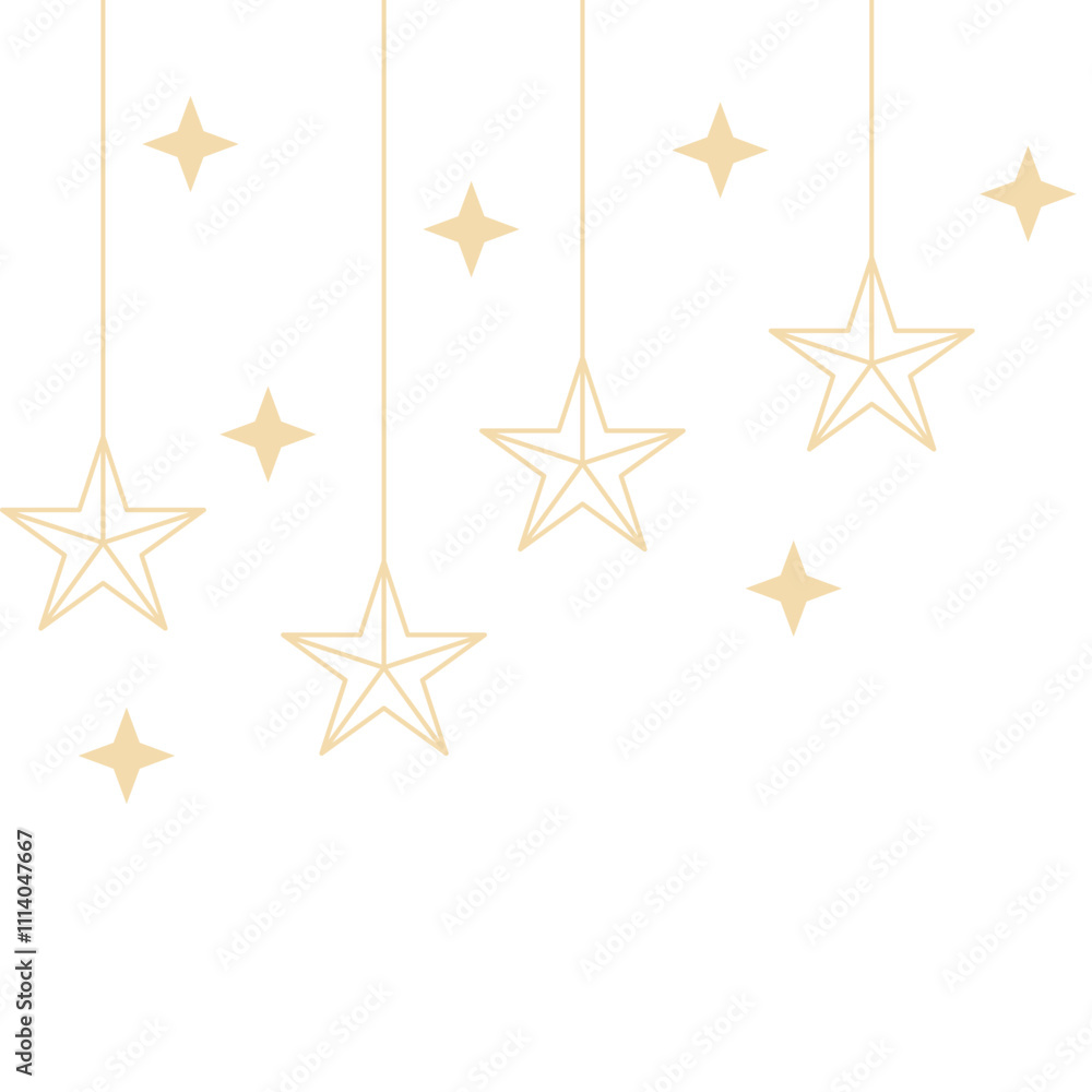 Obraz premium Golden Star Header