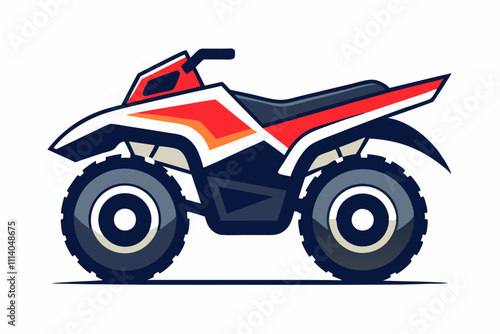 Atv bike new vector and illustration vehicle teansport bike